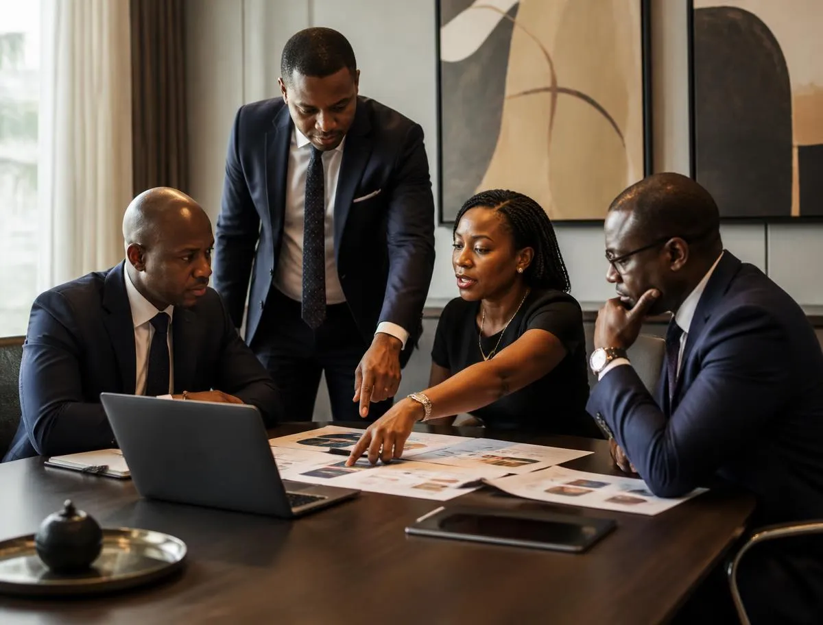 Klant Solutions consultants in a client working session